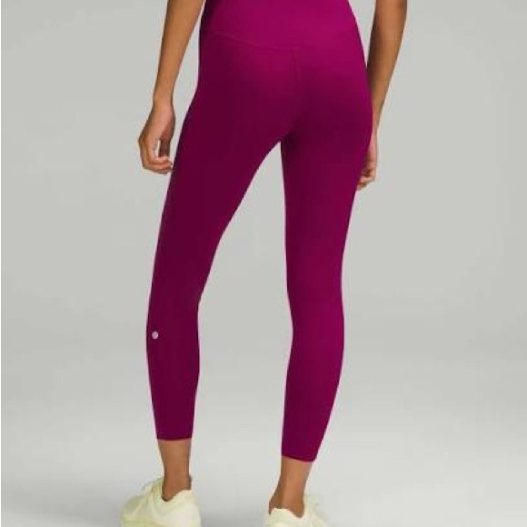 Lululemon Pants - Lululemon base pace high rise tight 25” Magenta